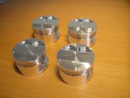 SET 4 BLUE SKY SPEC PISTONS, RINGS AND PINS